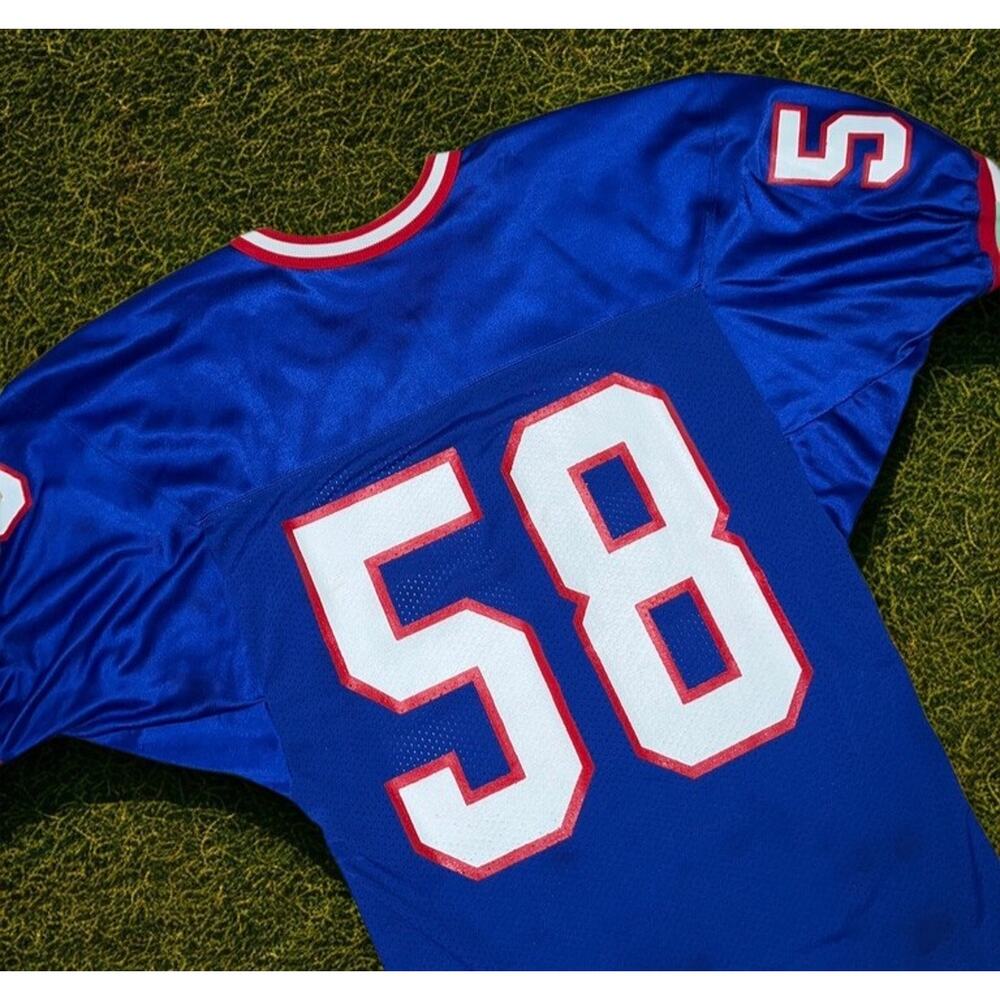 New York Giants Carl Banks #58 NFL Russell Athletic Jersey USA Size 40 M Vintage - Picture 7 of 14